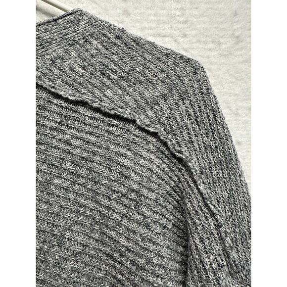 Abercrombie & Fitch Gray Ribbed Open Front Cardigan Sweater Women’s XS - Picture 8 of 10